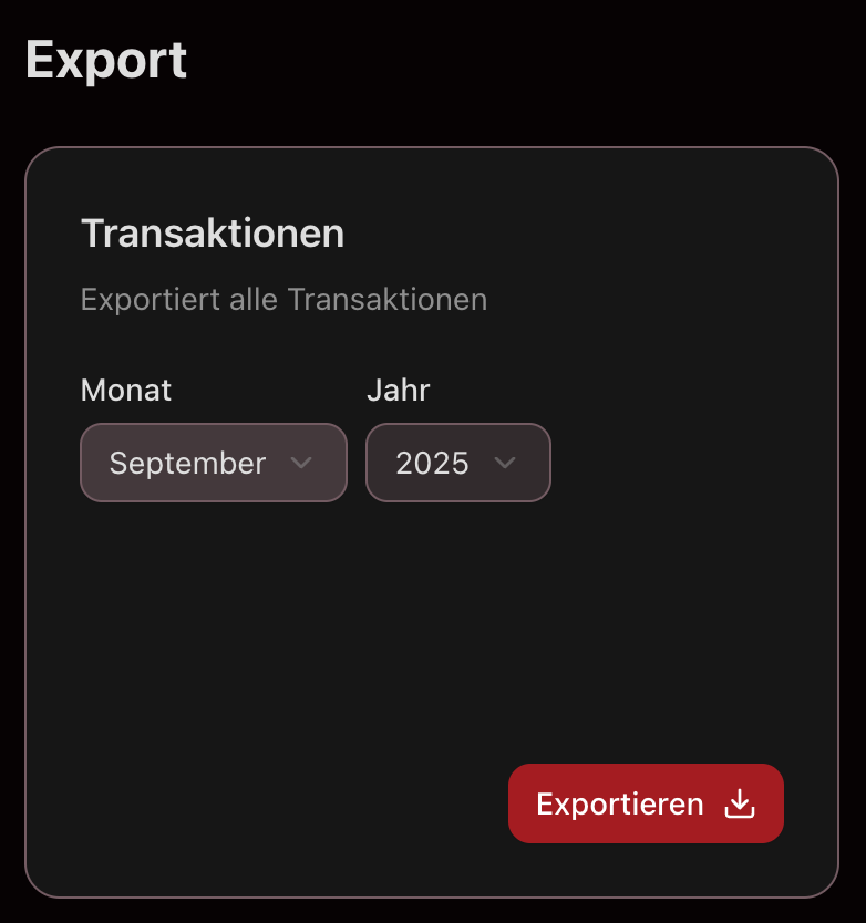 Monatsabschluss mit DATEV Export