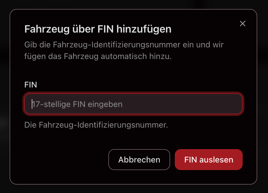 VIN Abfrage – genaue Fahrzeugdaten